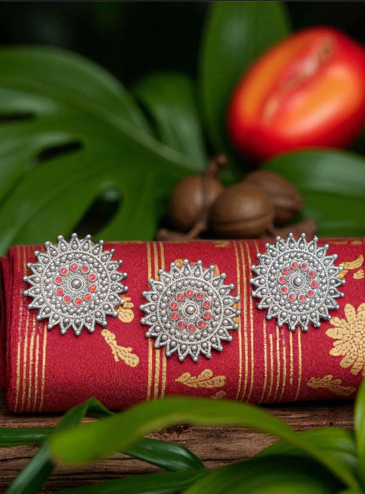 Navrang Chakra Oxidized Set