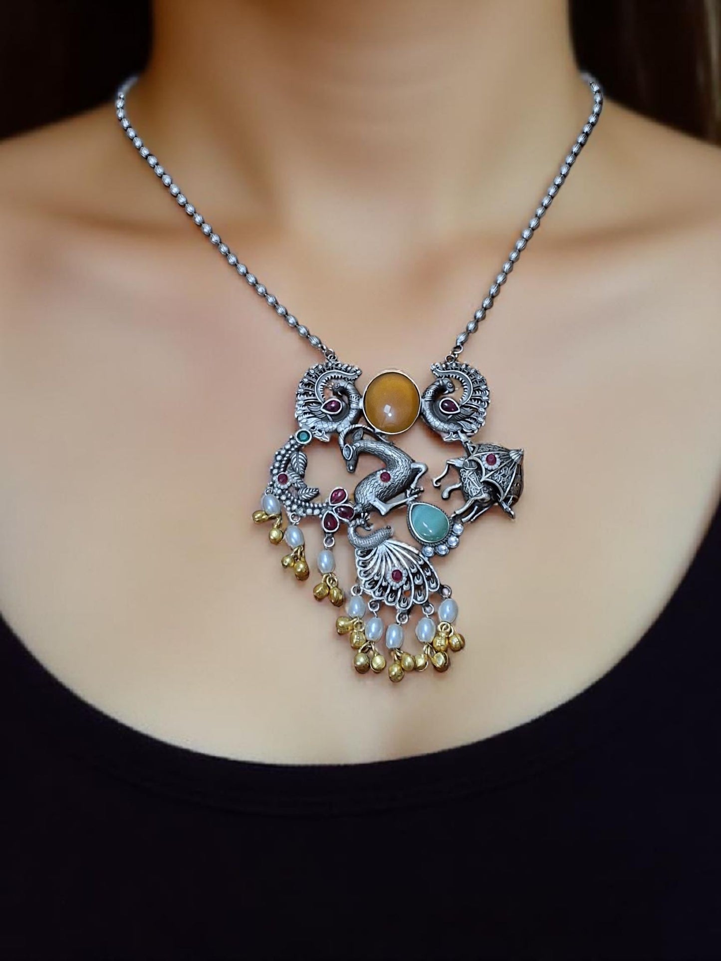 Ocean Mystique Statement Necklace