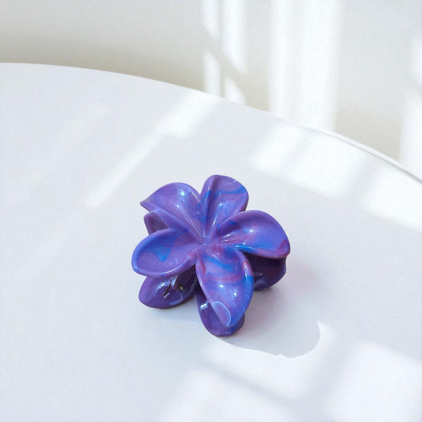 PetalWhirl Blossom Claw Clip