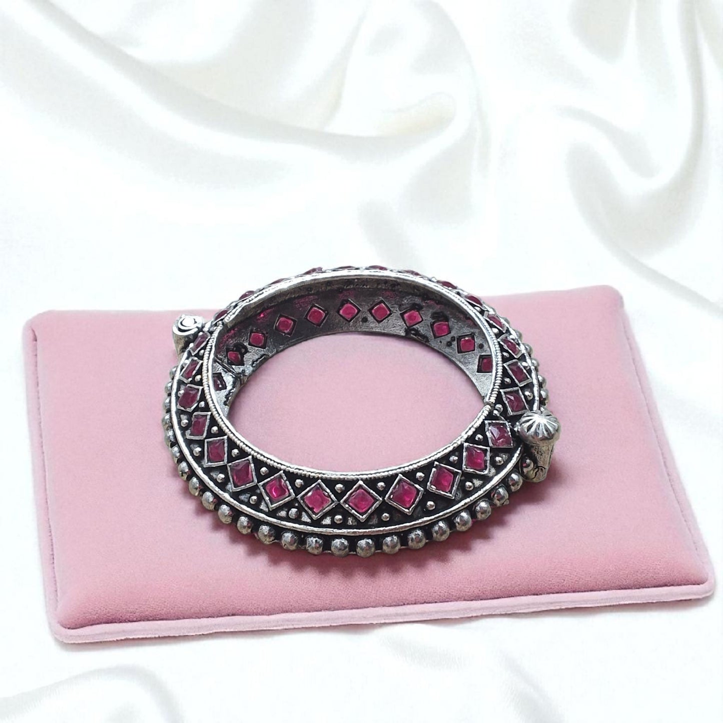 Rudra Ruby Brass Kada