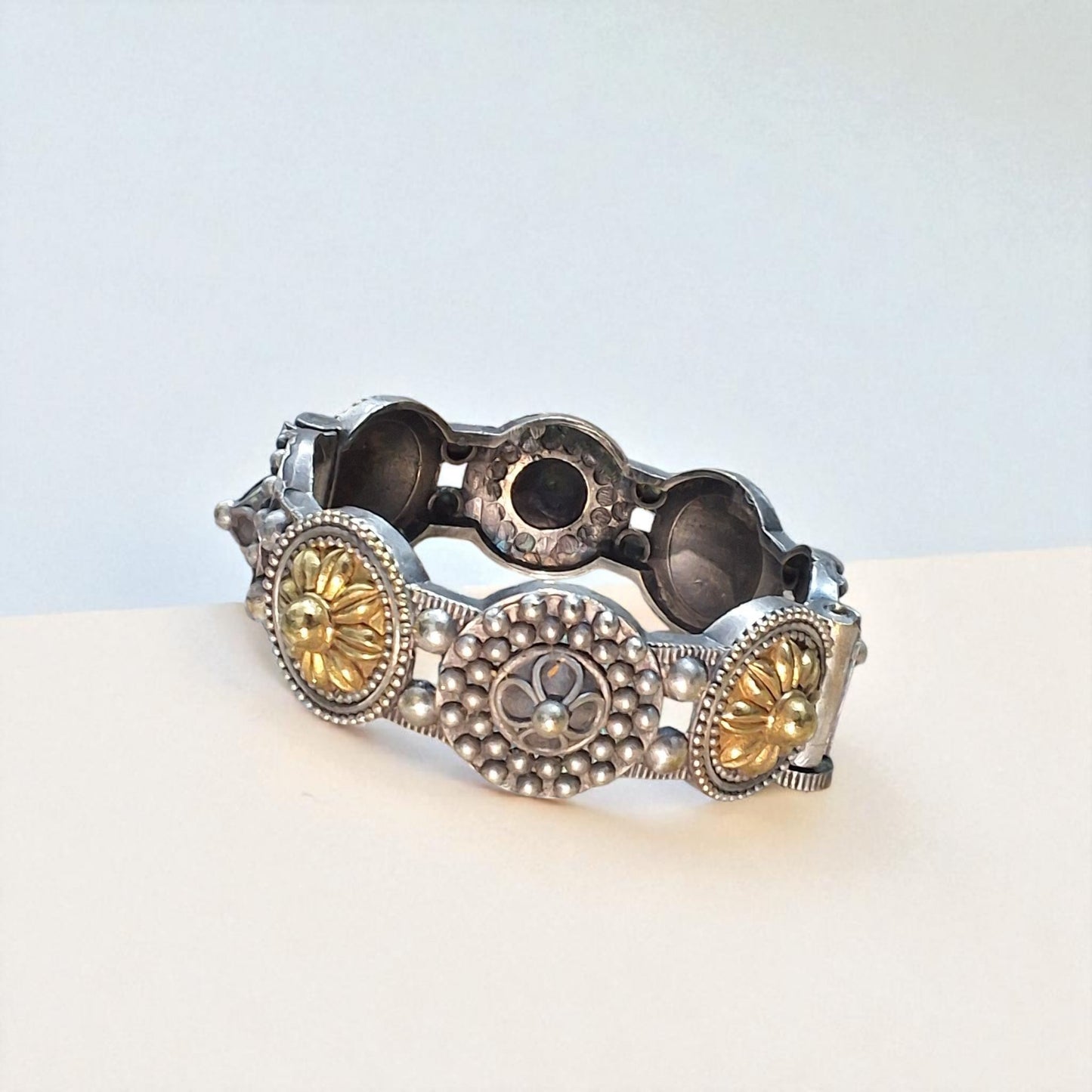 Surya-Chandra Brass Kada