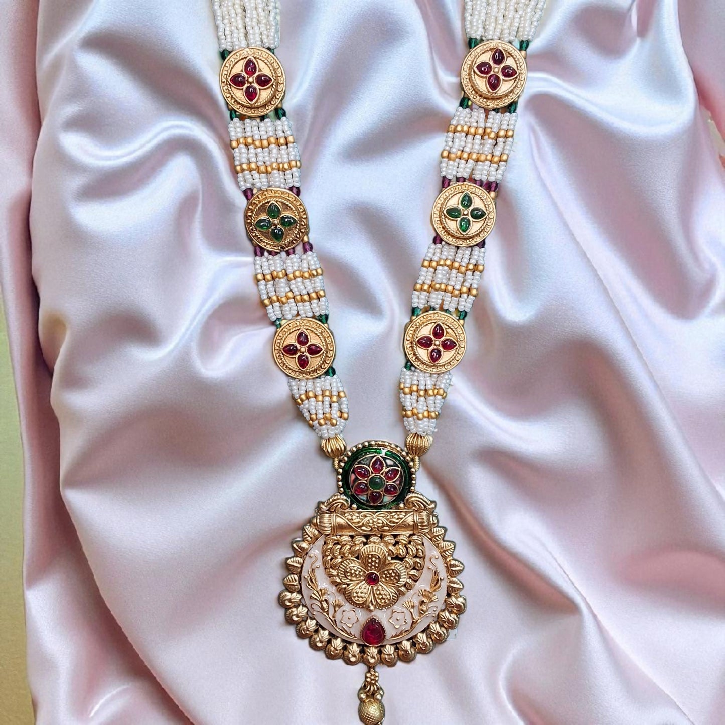 Aaradhya Heritage Temple Haar Set