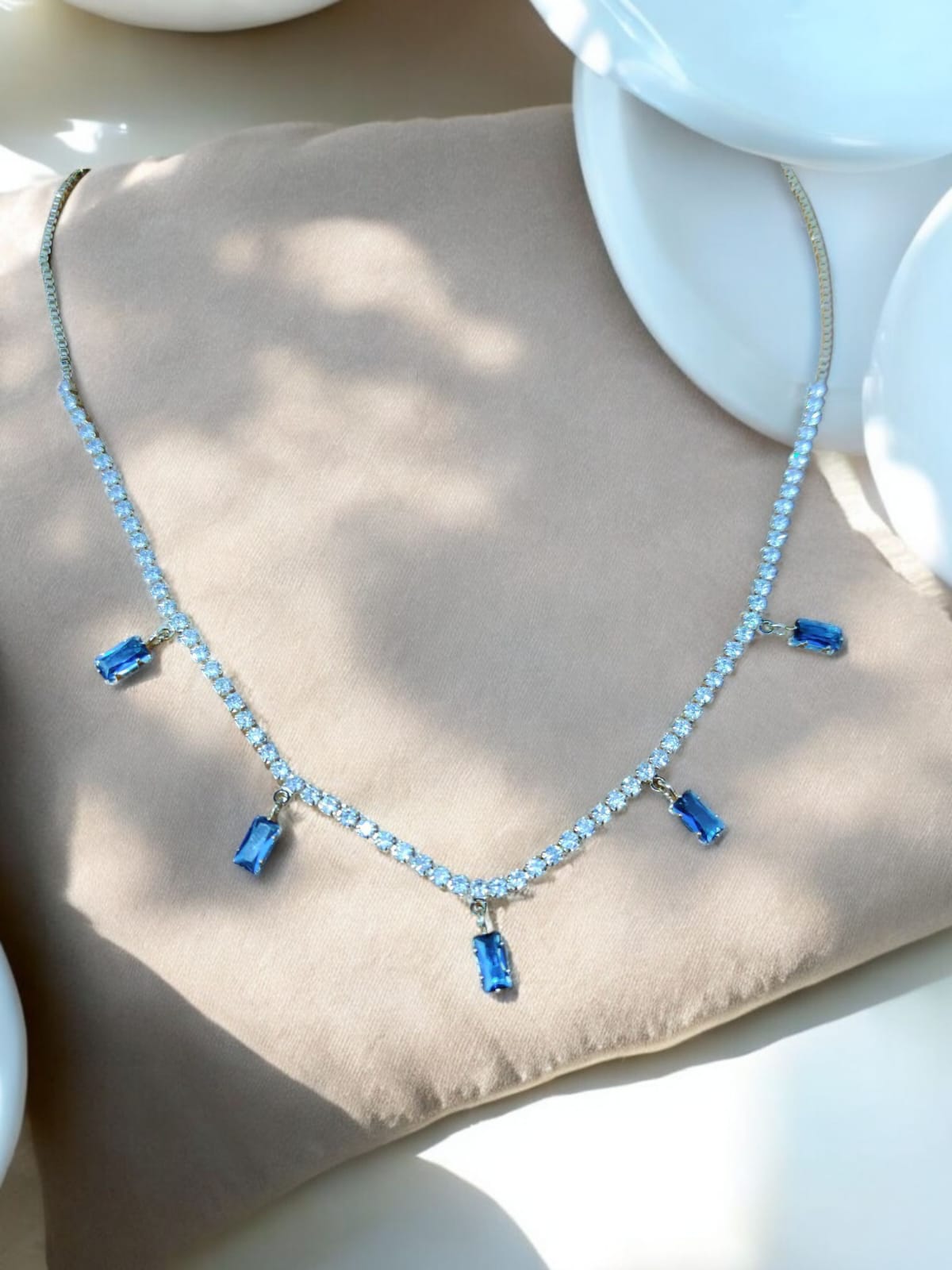 Ocean Drop Sparkle Necklace