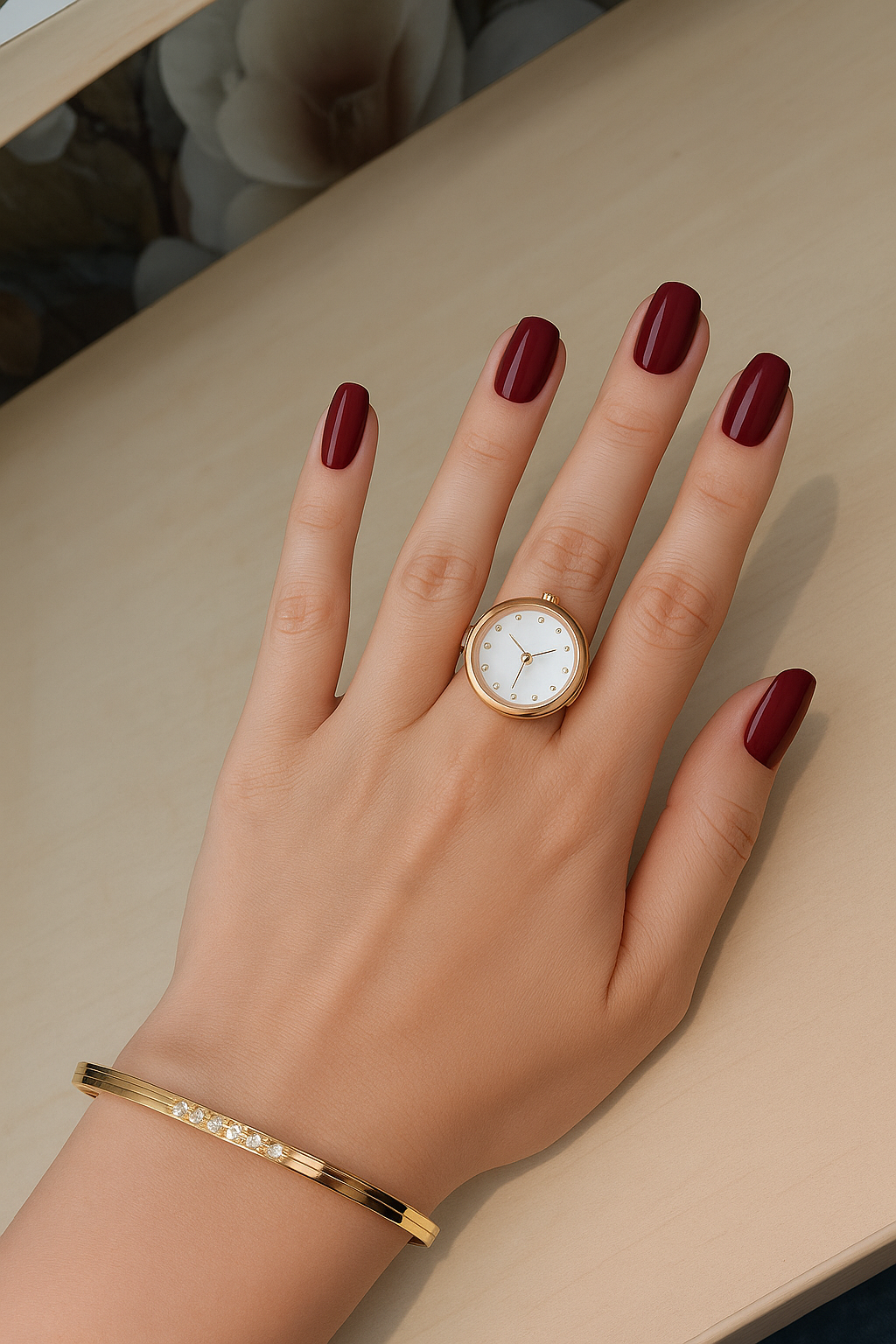 Golden Horizon Antitarnish Bangle