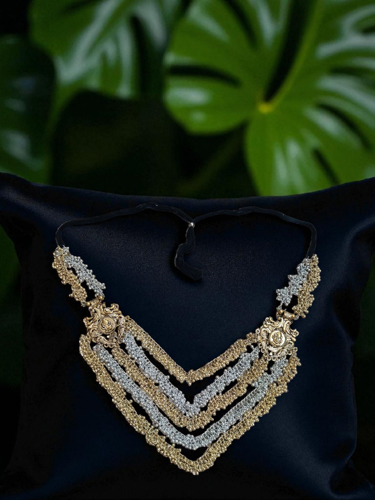 Swarnamala Dual-Tone Necklace
