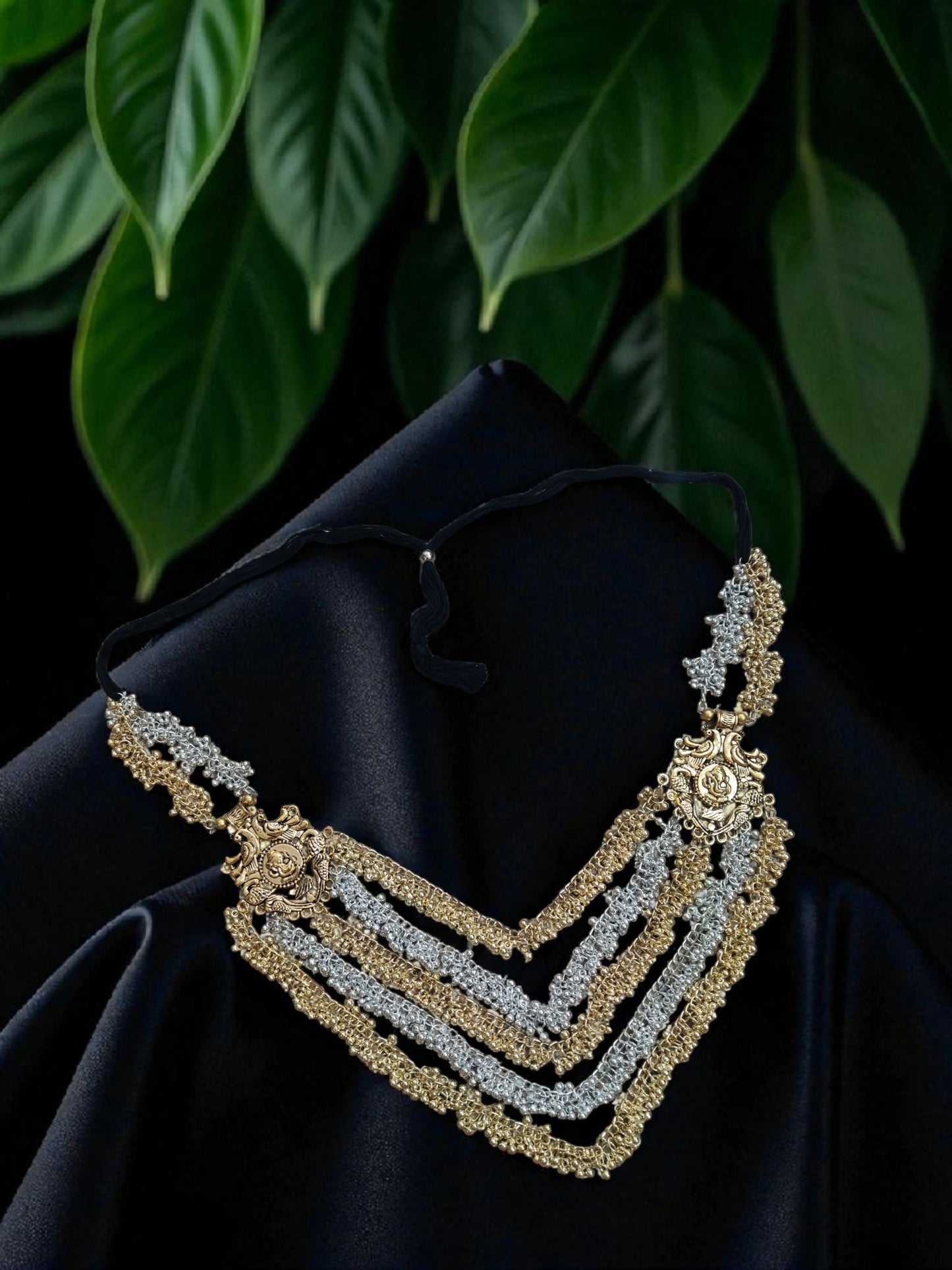 Swarnamala Dual-Tone Necklace