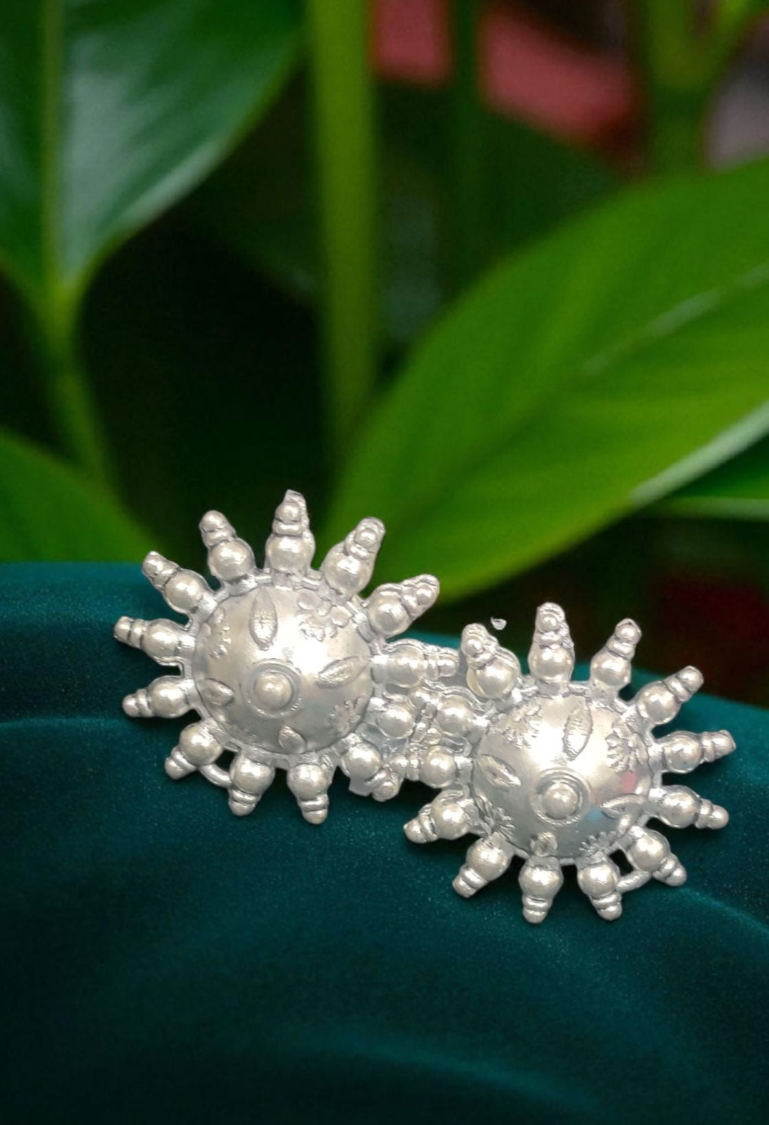 Devyani Oxidized Studs