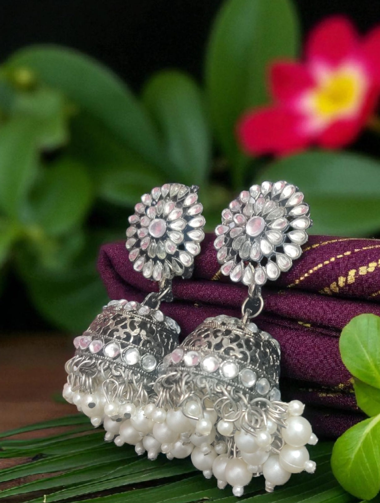 Sitara Oxizdized Jhumka