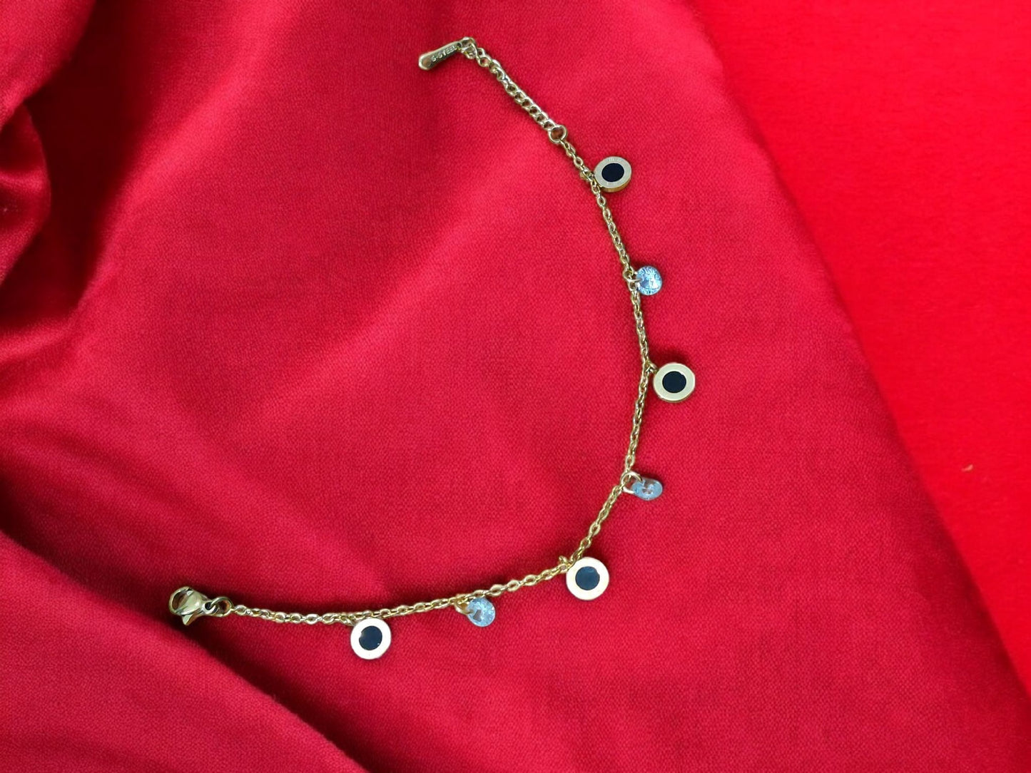 Crystal Charm Bracelet – Anti-Tarnish