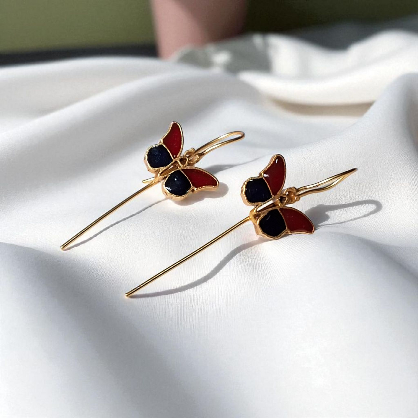 Blush Breeze Butterfly Ear Cuff