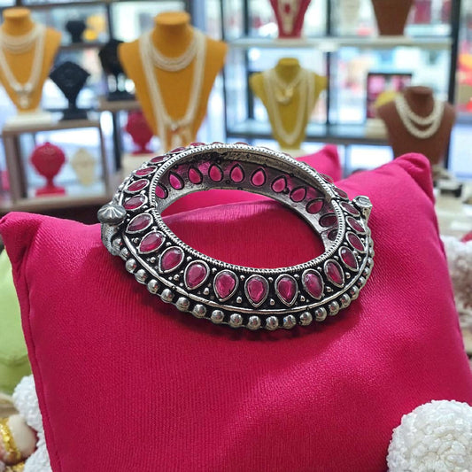 Rudra Ruby Brass Kada