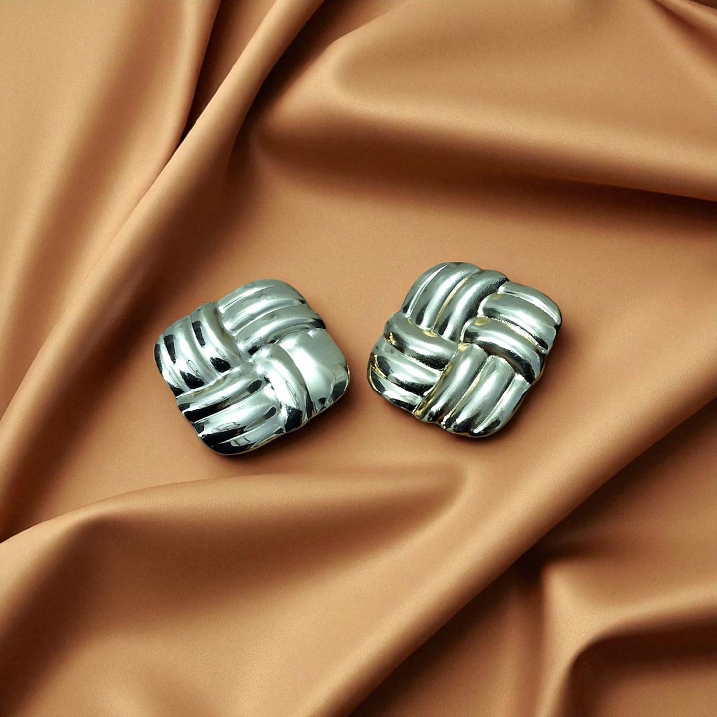 Weave Luxe Studs