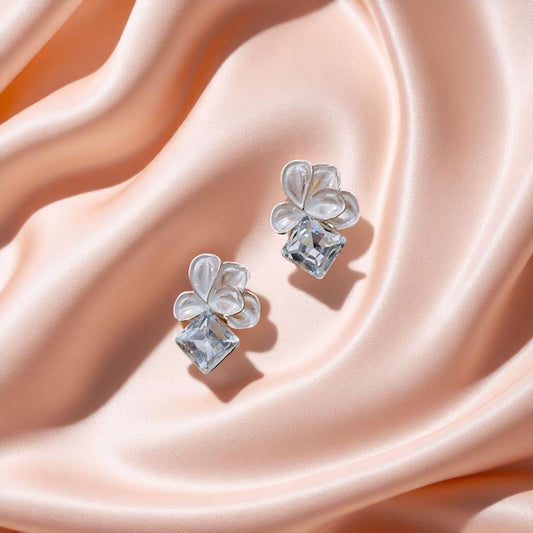 Crystal Bloom Studs
