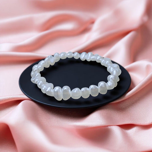 Moonlit Mist Pearl Bracelet