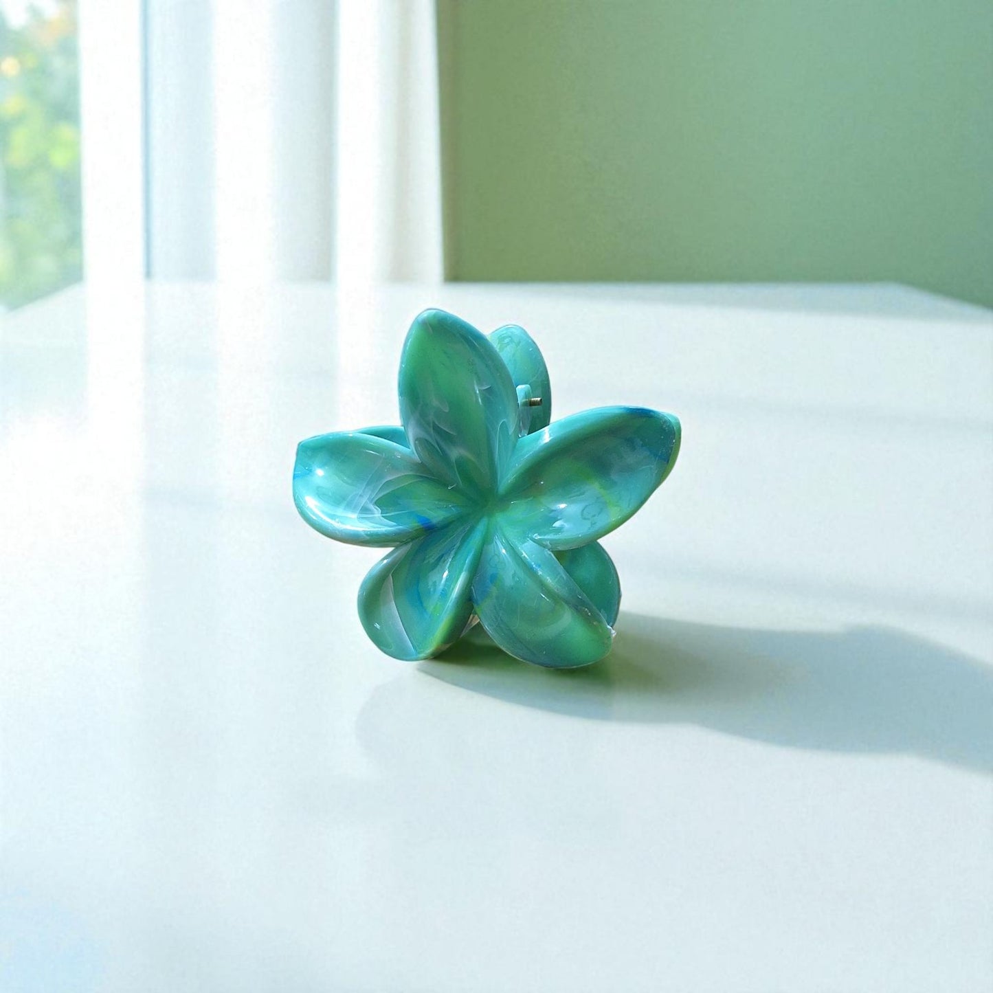 PetalWhirl Blossom Claw Clip