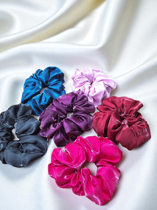 Satin Pop Luxe Scrunchies