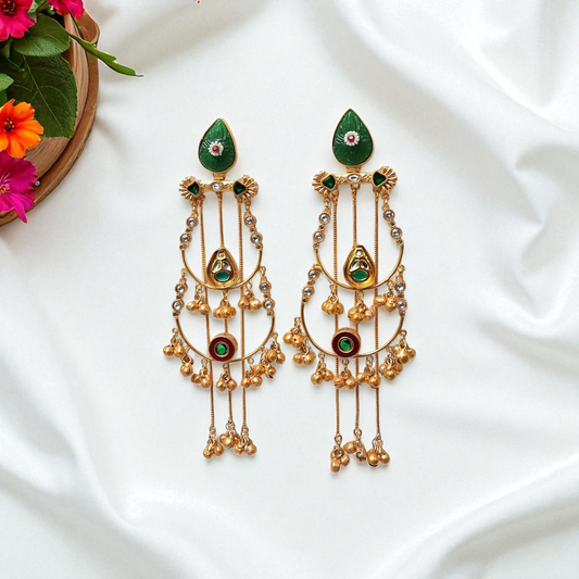 Noor Layered Kashmiri Earrings