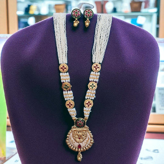 Aaradhya Heritage Temple Haar Set