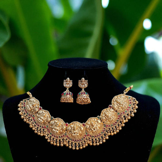 Divya Lakshmi Temple Choker Set