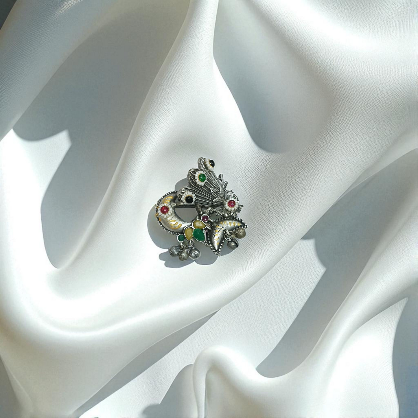 Mayura Grace Oxidized Ring