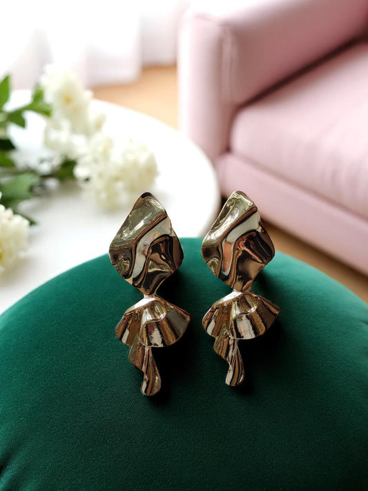 Molten Mirage Drop Earrings