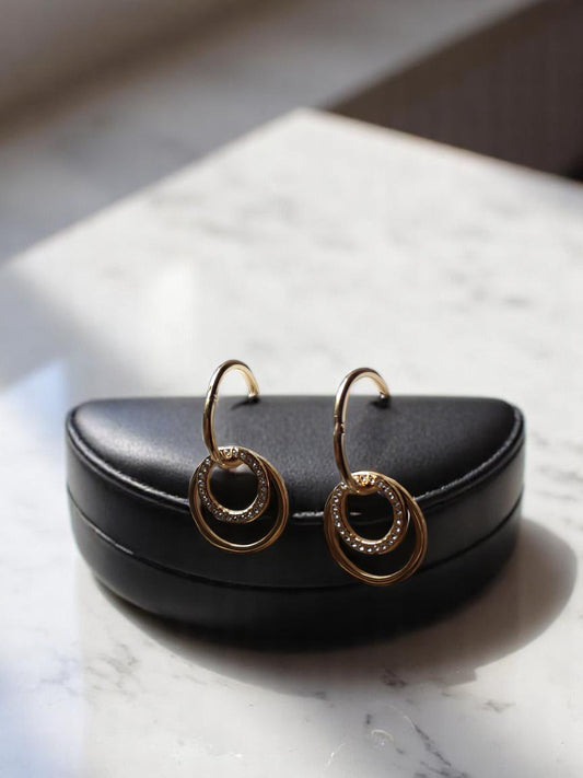 Celeste Orbit Hoop Earrings