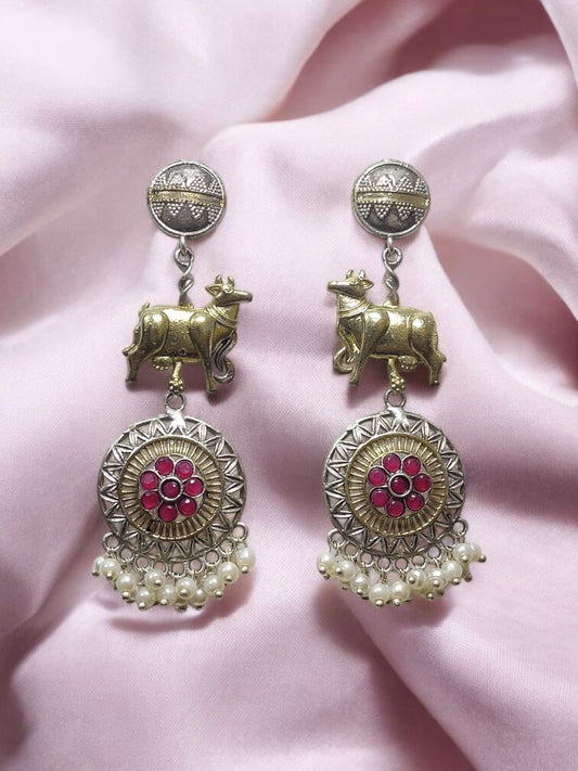 Divine Nandi Heritage Jhumka.