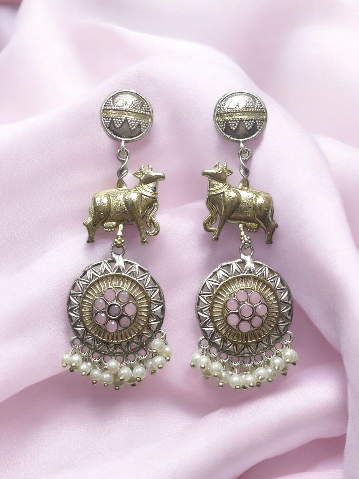 Divine Nandi Heritage Jhumka.