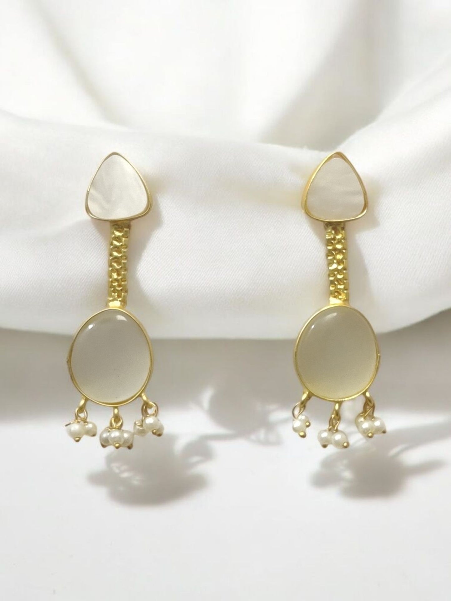 Aqua Noor Pearl Drop Earrings