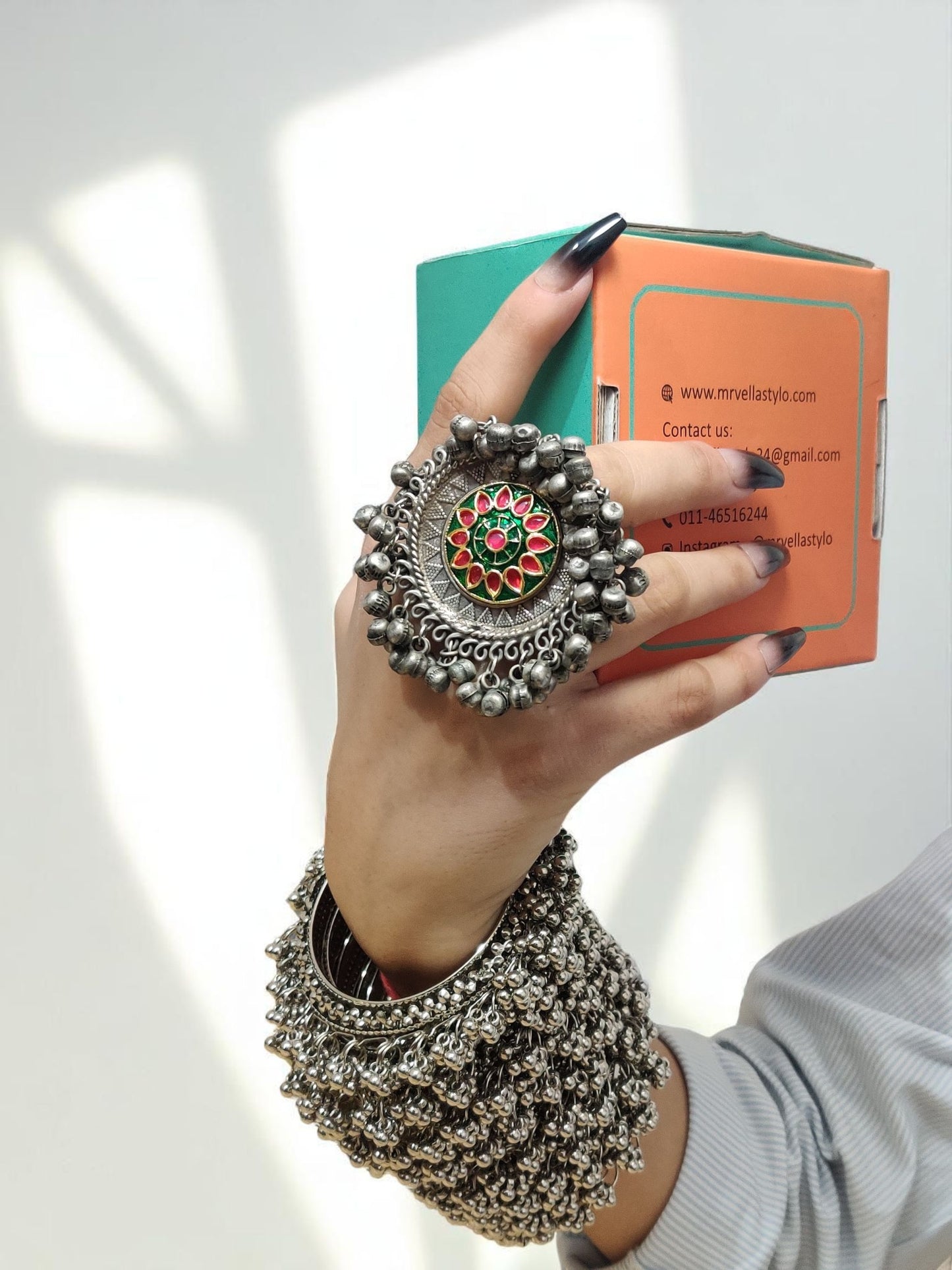 Vrinda Boho Bloom Ring