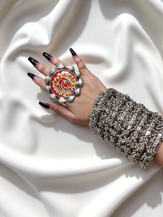 Royal Rouge Enamel Ring
