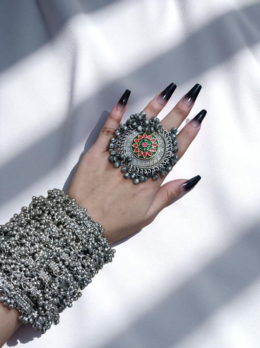 Vrinda Boho Bloom Ring
