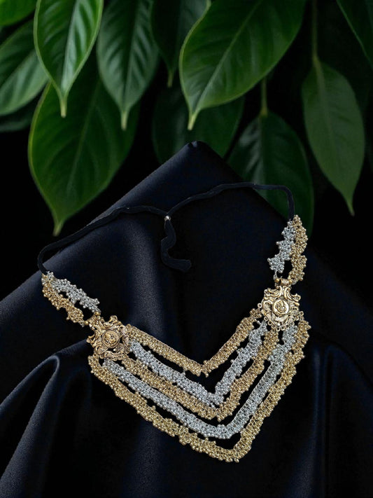 Swarnamala Dual-Tone Necklace