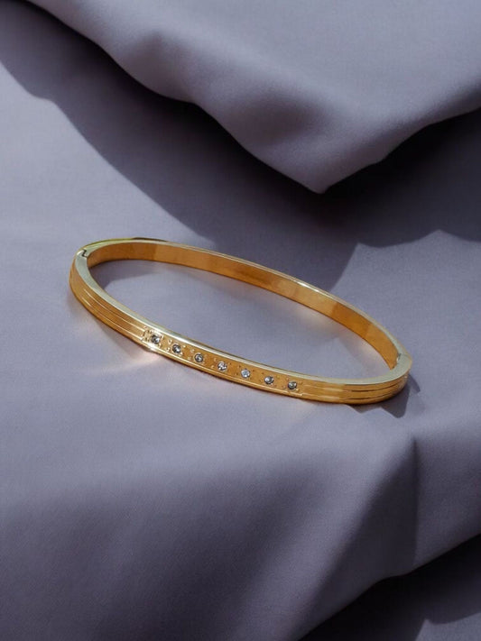 Golden Horizon Antitarnish Bangle