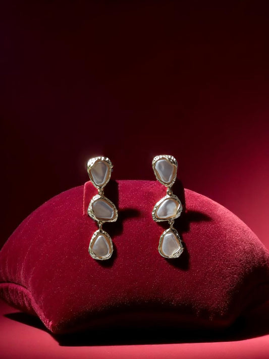 Moonlit Cascade Drop Earrings