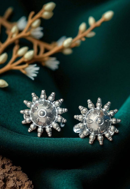 Devyani Oxidized Studs