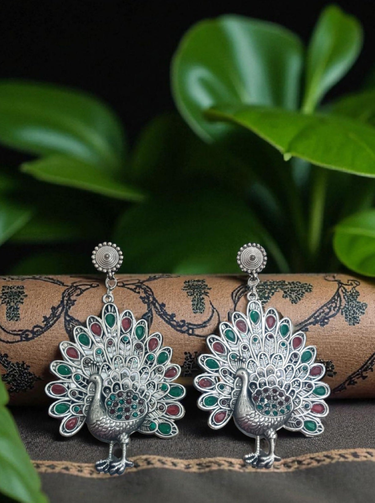 Mayur Oxidized Danglers