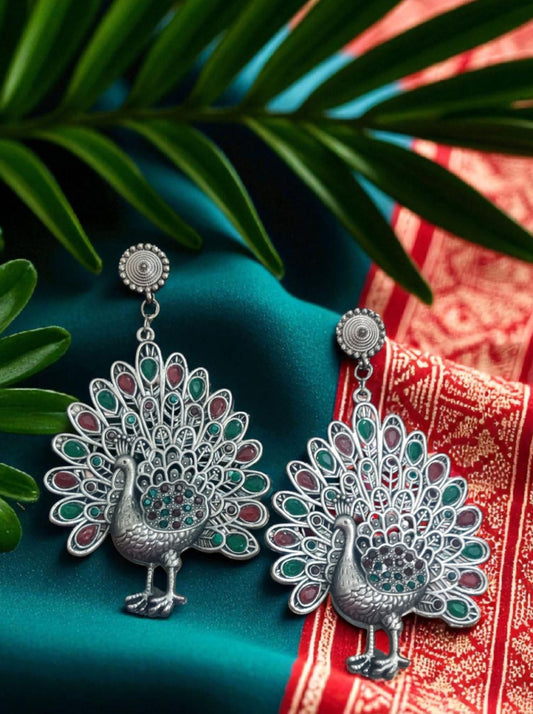 Mayur Oxidized Danglers