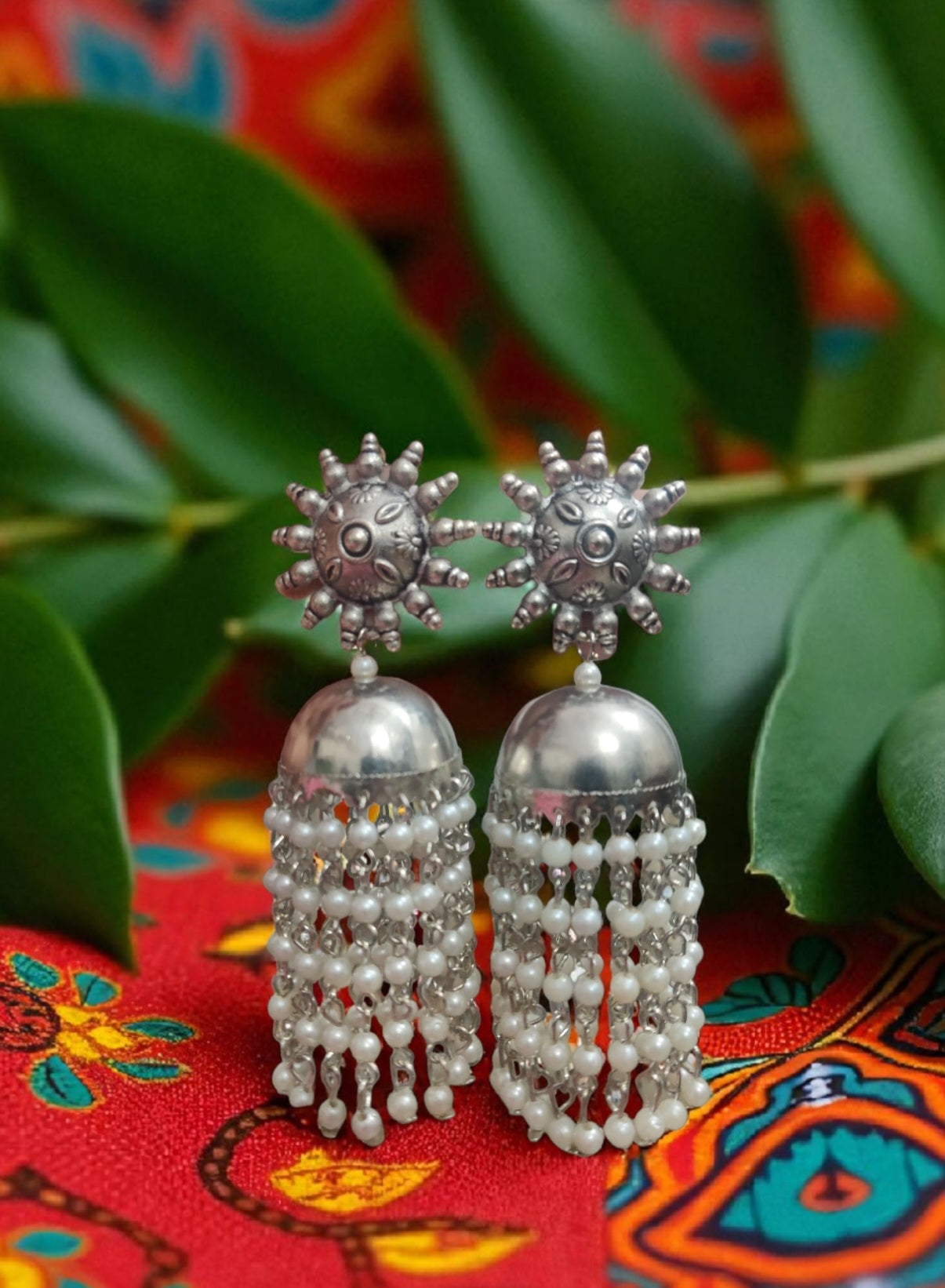 Chandni Oxidized Jhumkas