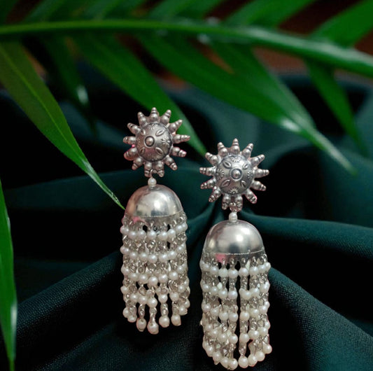 Chandni Oxidized Jhumkas