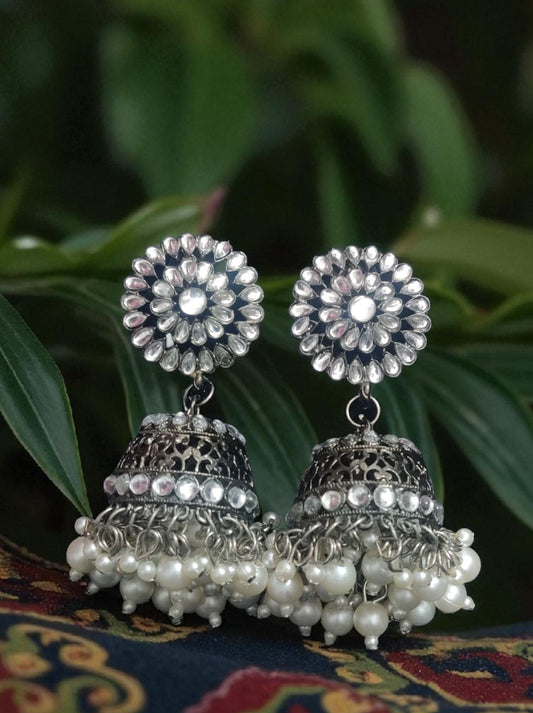 Sitara Oxizdized Jhumka
