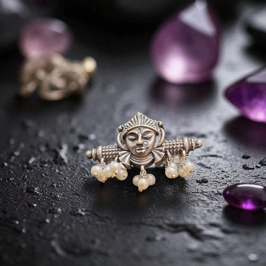 Divya Mukha Oxidized Ring