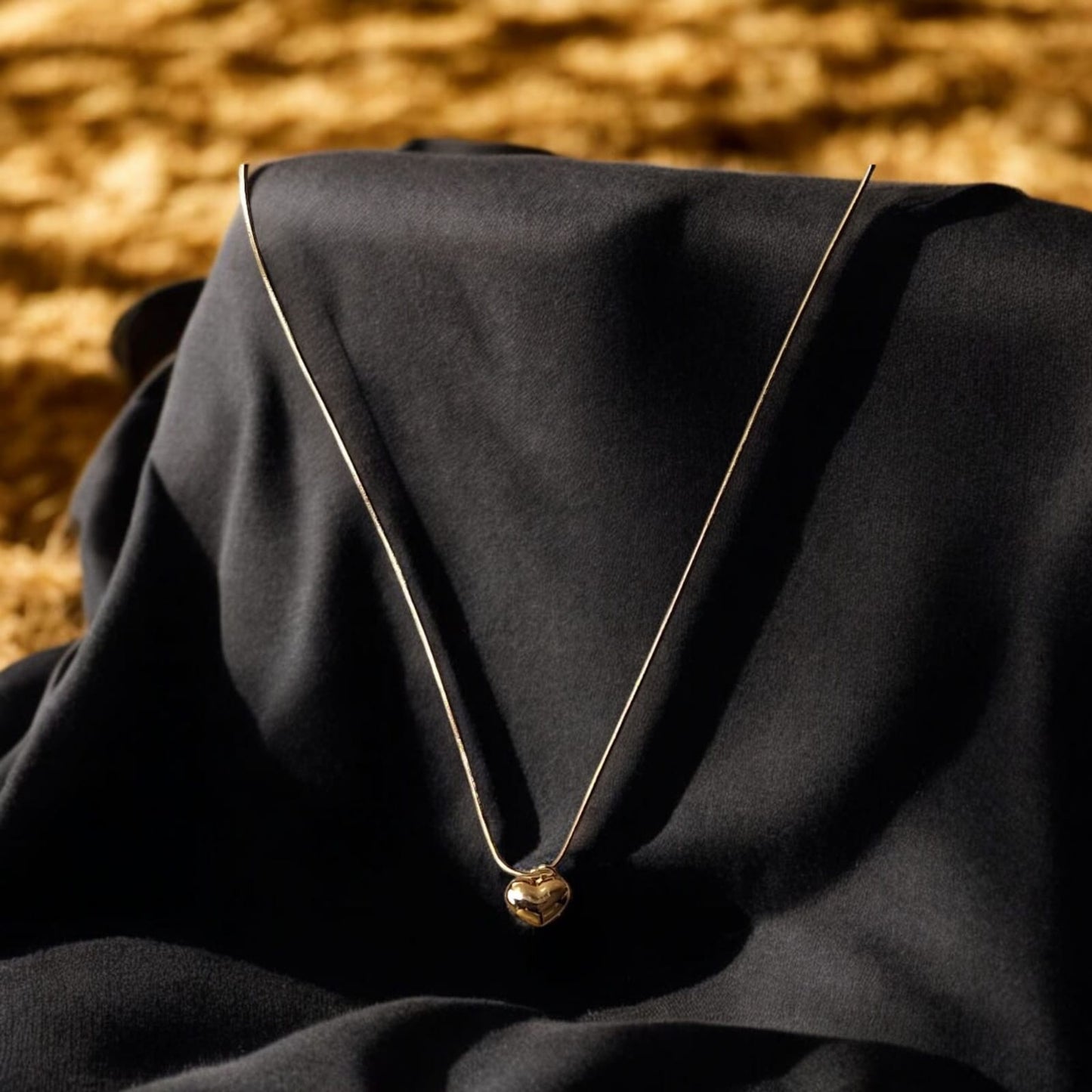Two-in-One Black Heart Pendant
