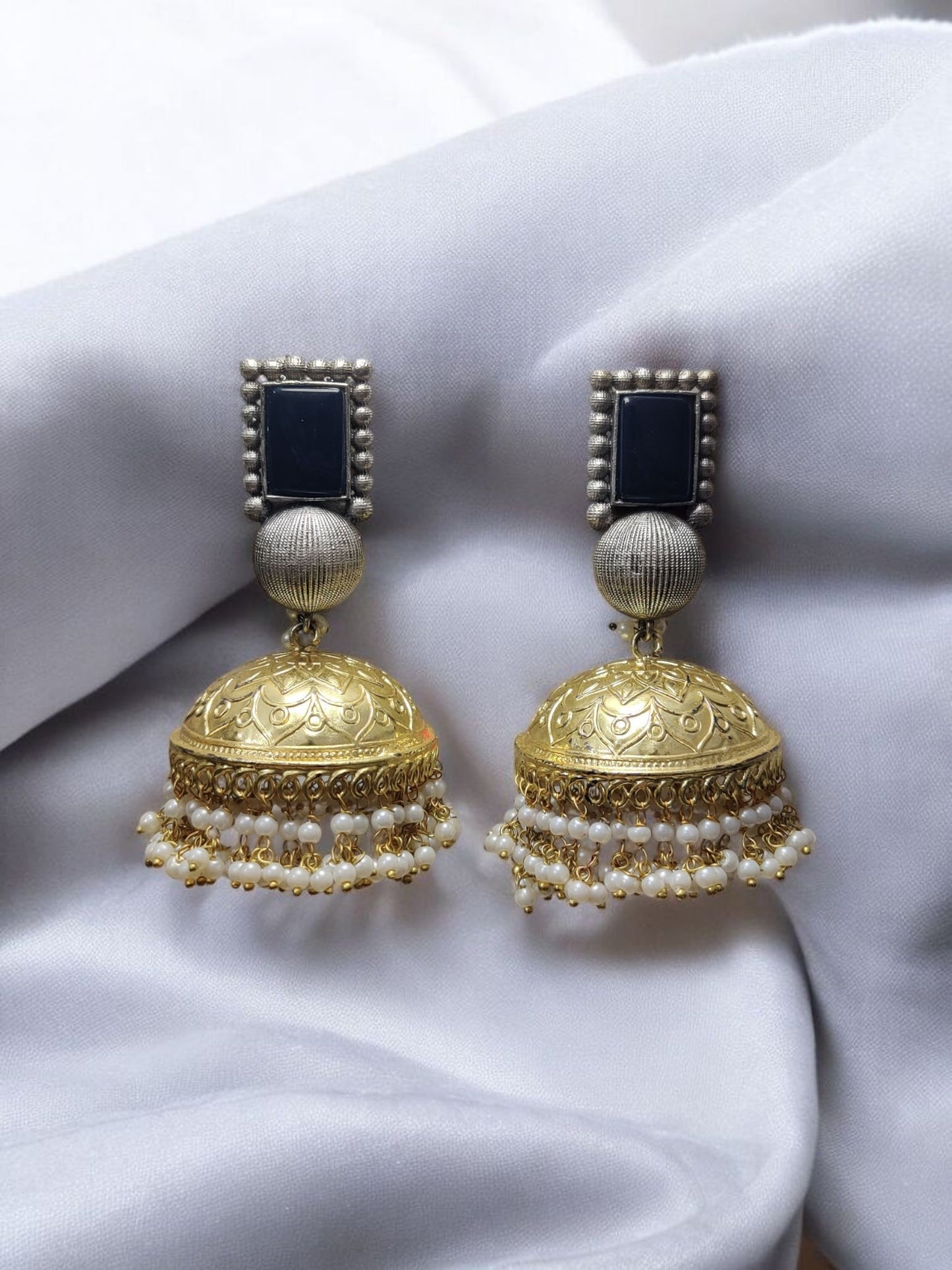 Dome Jhumka Earrings
