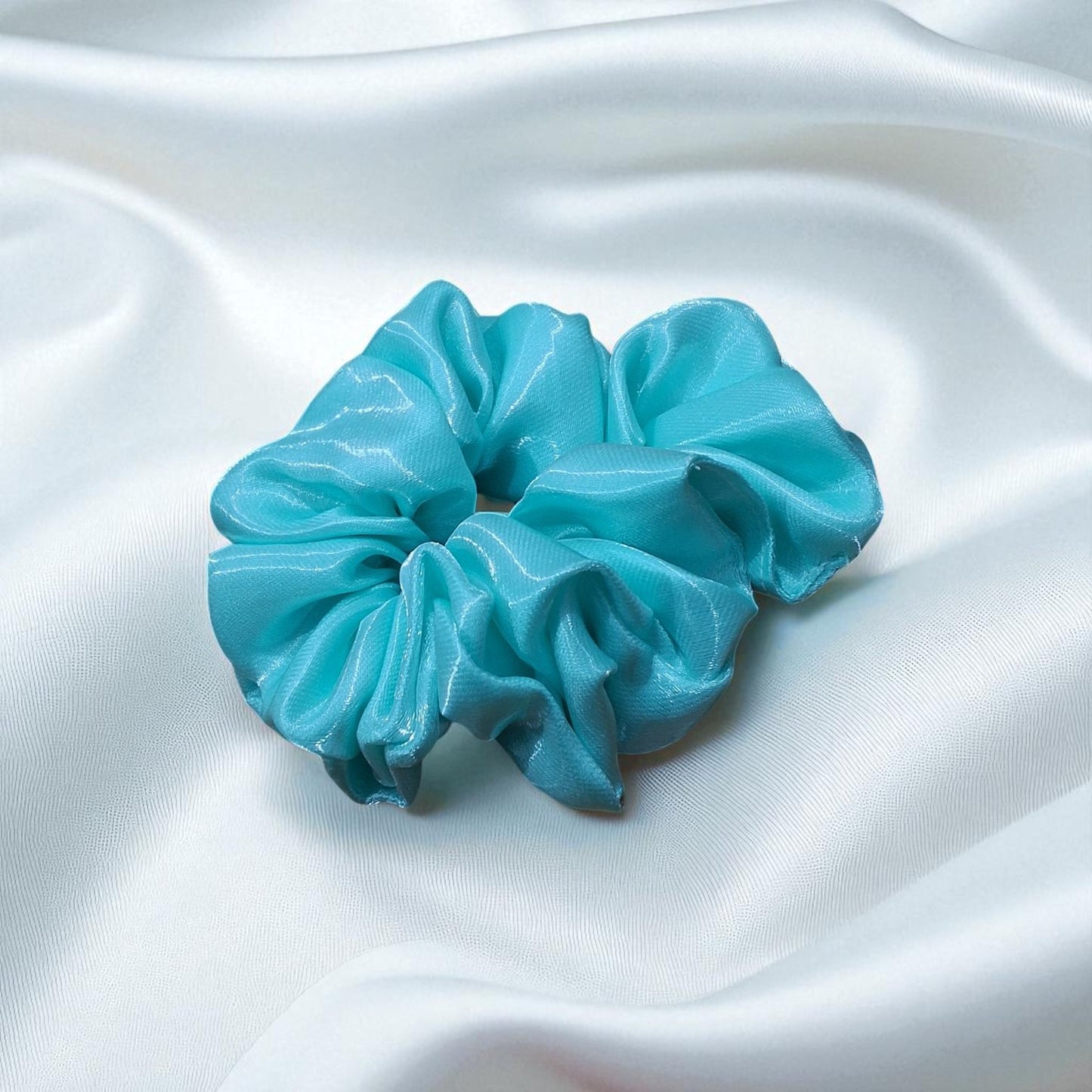 Pastel Dreamy Satin Scrunchie