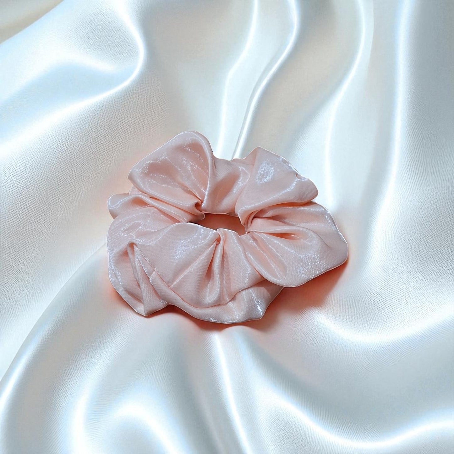 Pastel Dreamy Satin Scrunchie