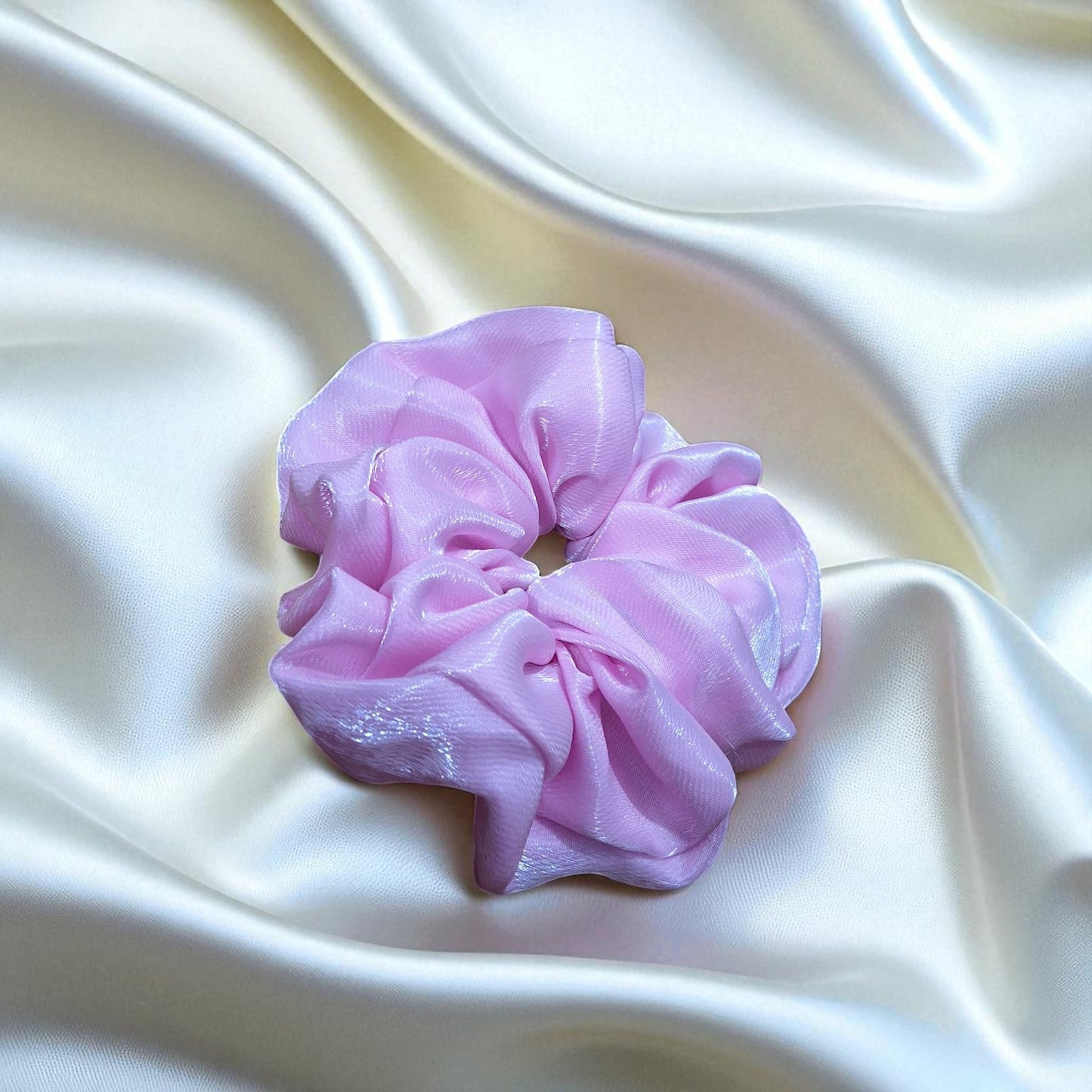 Pastel Dreamy Satin Scrunchie