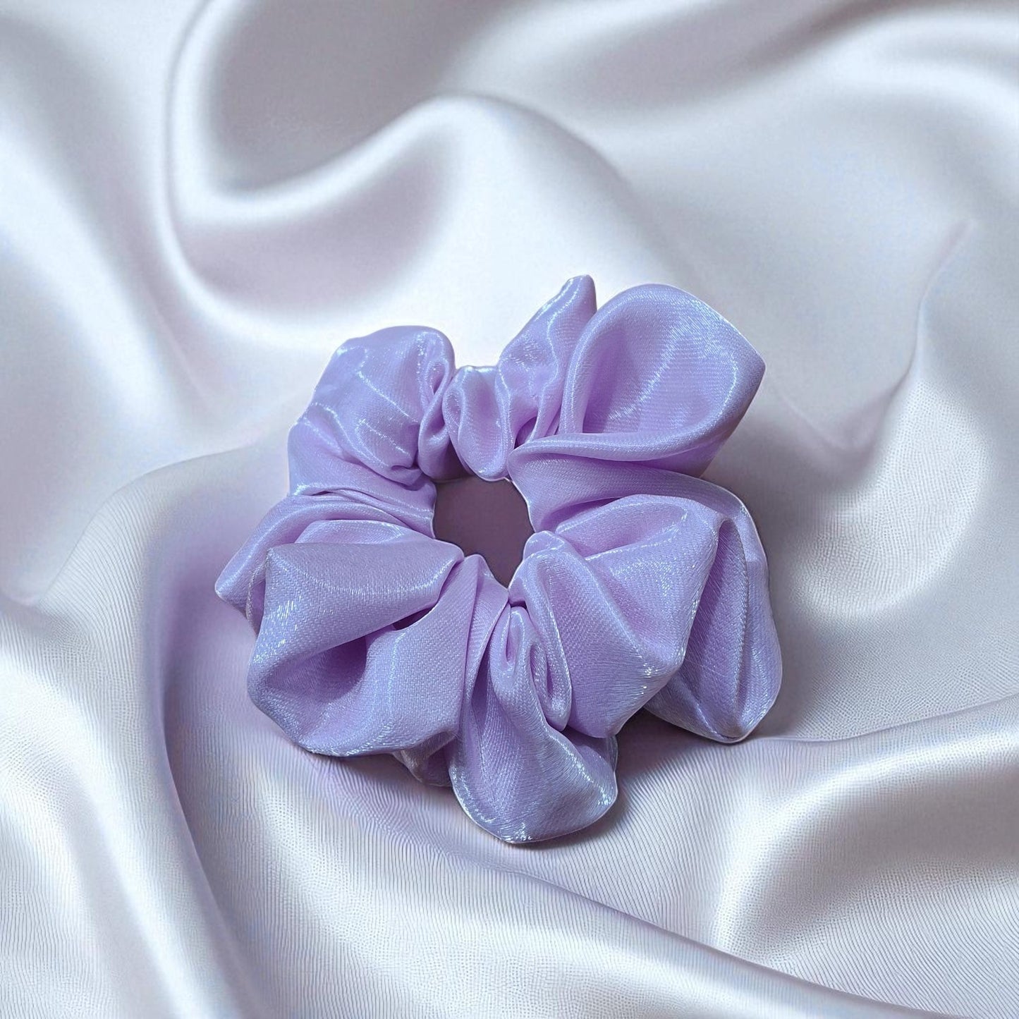 Pastel Dreamy Satin Scrunchie